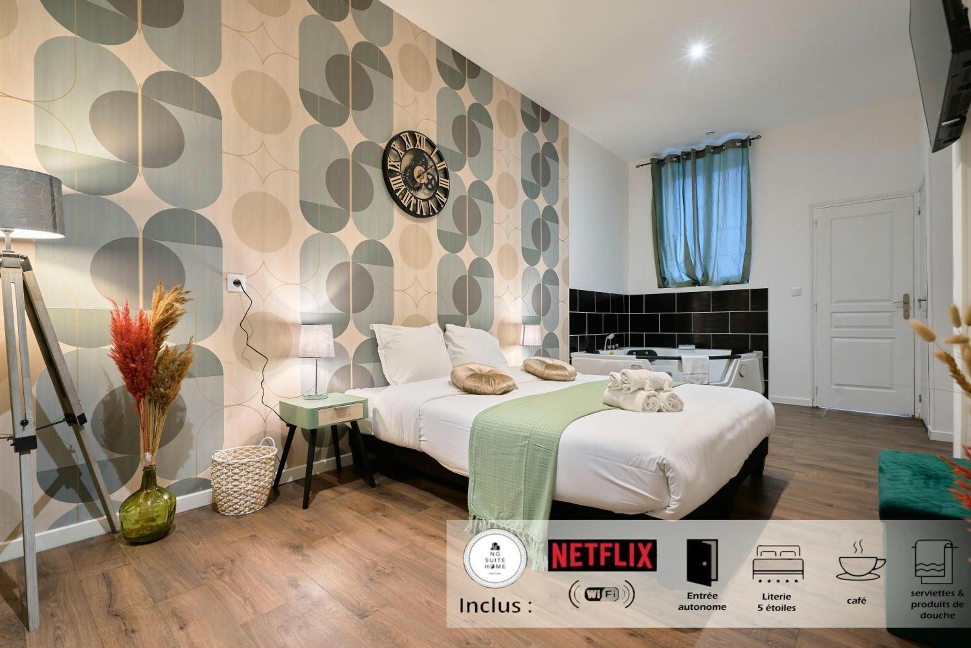 鲁贝Ng Prestige - Miln 1 - Balneo - Wifi & Netflix公寓 外观 照片